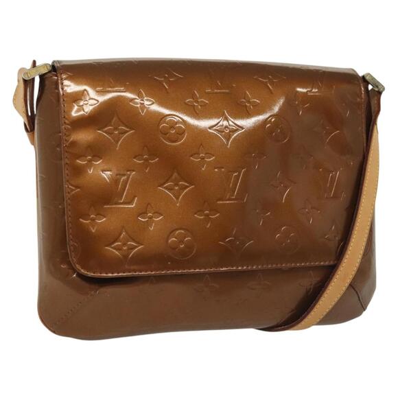 LOUIS VUITTON Monogram Vernis Thompson Street Bag Bronze M91124 - Picture 1 of 16
